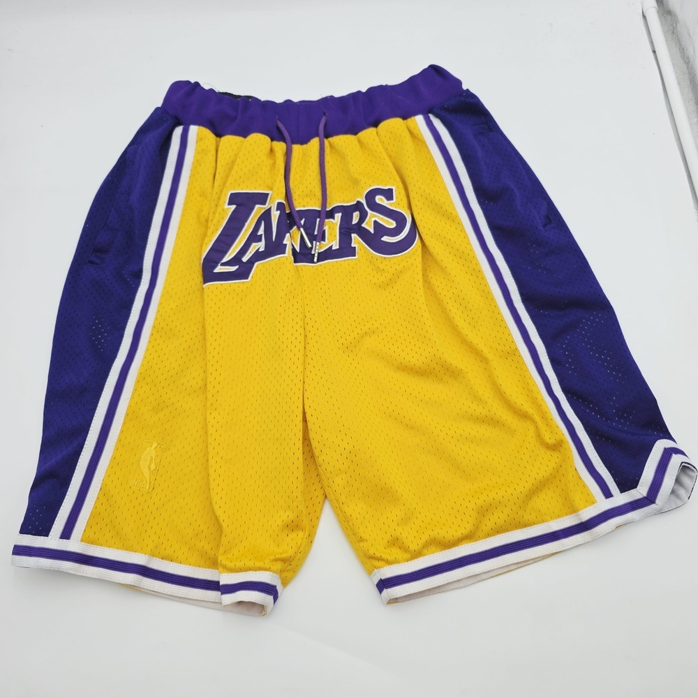 Just Don Los Angeles Lakers Men's L‎ Basketball Shorts 1996-97 NBA Made in USA